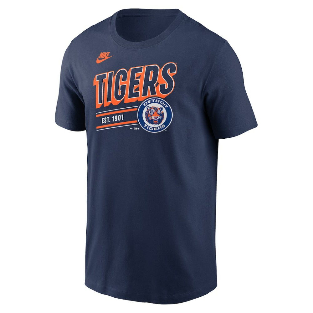 Detroit Tigers Nike Cooperstown Collection Retro T-Shirt - Navy - Nike Online