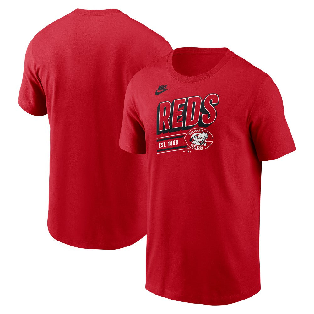 Cincinnati Reds Nike Cooperstown Collection Retro T-Shirt - Red - Nike Discount