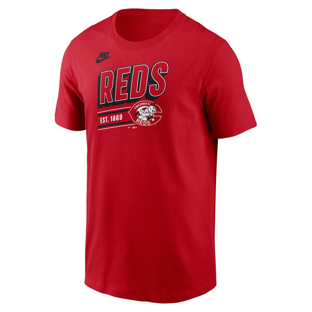 Cincinnati Reds Nike Cooperstown Collection Retro T-Shirt - Red - Nike Discount