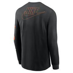 Baltimore Orioles Nike Cooperstown Collection Knockout Long Sleeve T-Shirt - Black - Nike Sale