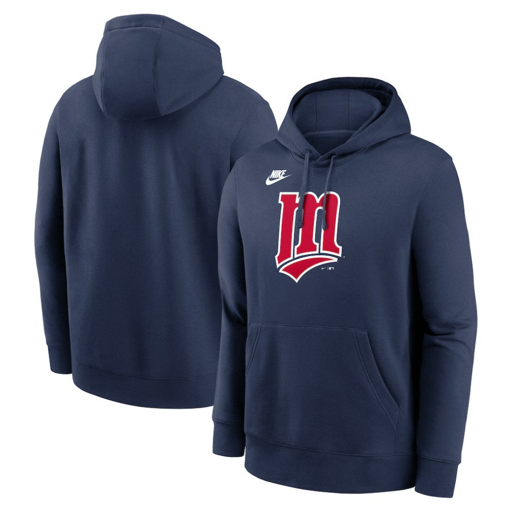 Minnesota Twins Nike Cooperstown Collection Logo Club Hoodie - Navy - Nike Online