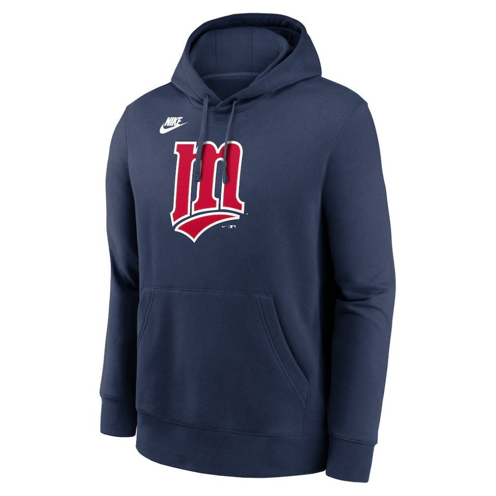 Minnesota Twins Nike Cooperstown Collection Logo Club Hoodie - Navy - Nike Online