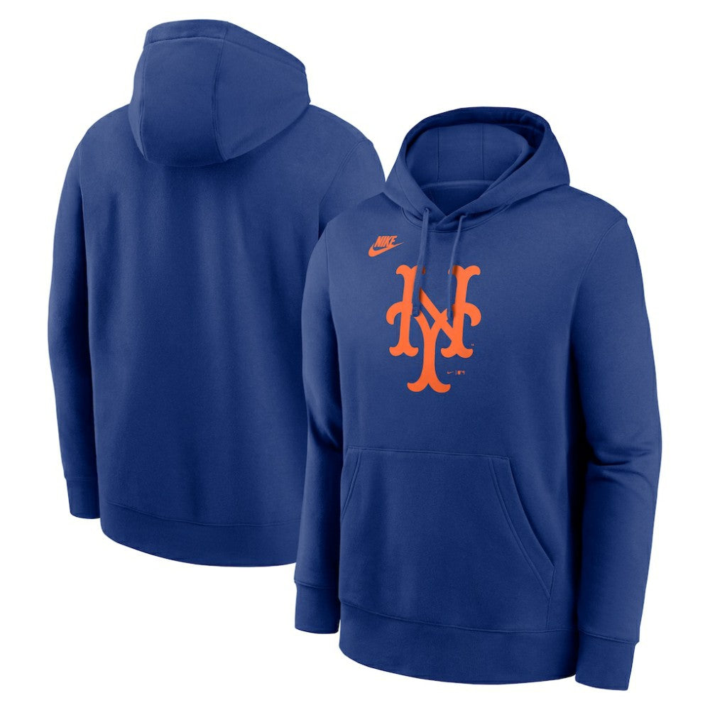 New York Mets Nike Cooperstown Collection Logo Club Hoodie - Royal - Nike on Sale