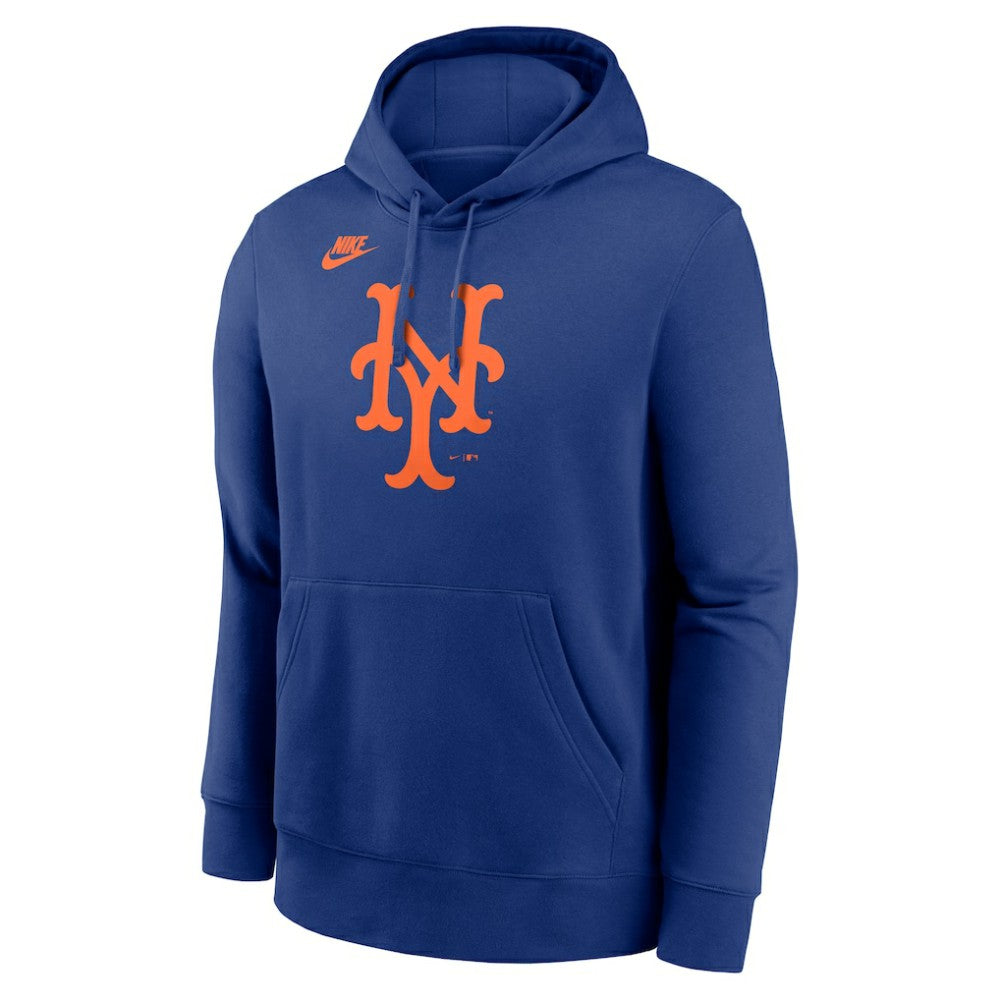 New York Mets Nike Cooperstown Collection Logo Club Hoodie - Royal - Nike on Sale
