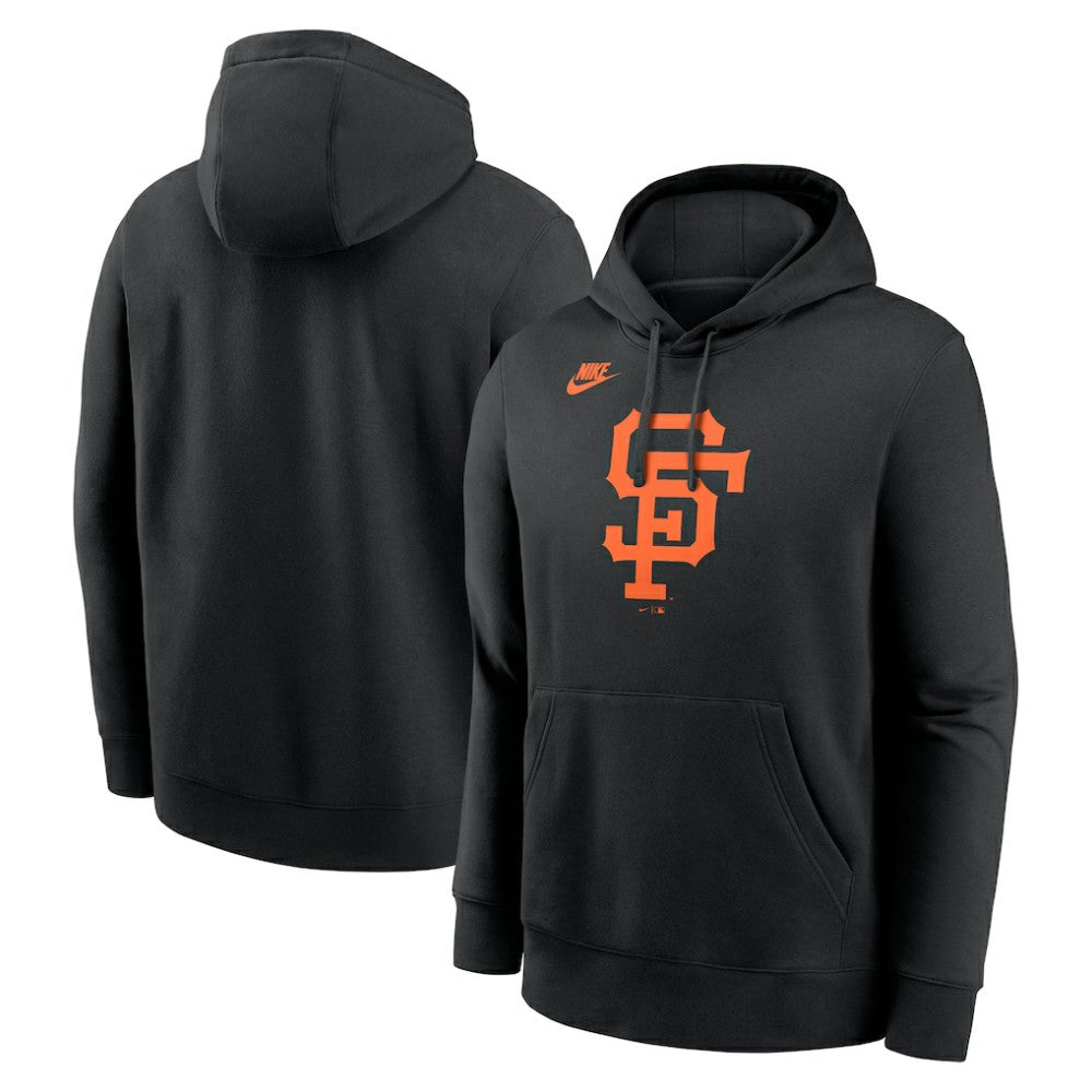 San Francisco Giants Nike Cooperstown Collection Logo Club Hoodie - Black - Nike Online
