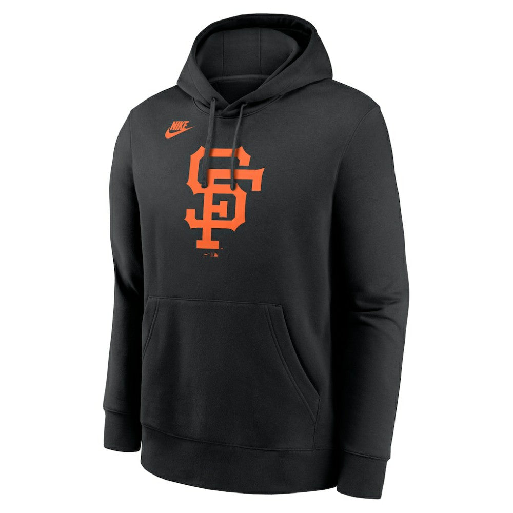 San Francisco Giants Nike Cooperstown Collection Logo Club Hoodie - Black - Nike Online