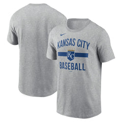Kansas City Royals Nike  Arched T-Shirt - Heather Gray - Nike Discount