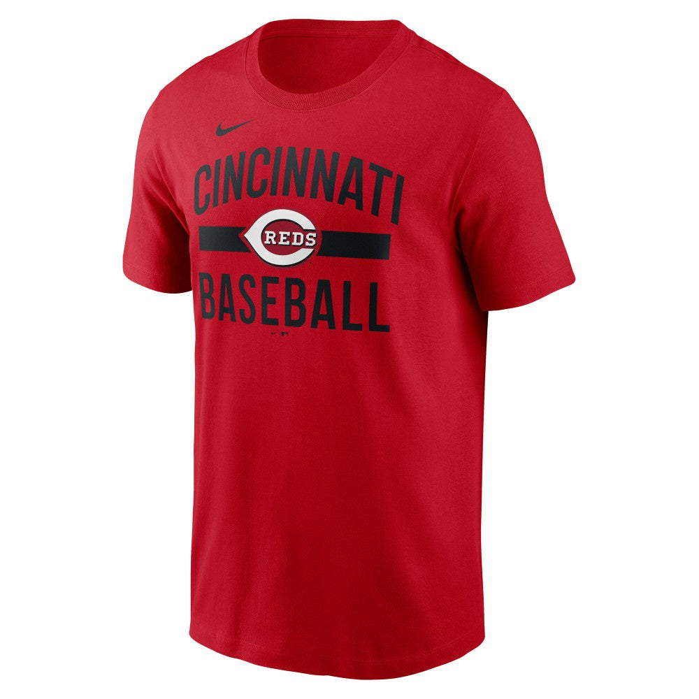 Cincinnati Reds Nike  Arched T-Shirt - Red - Nike on Sale