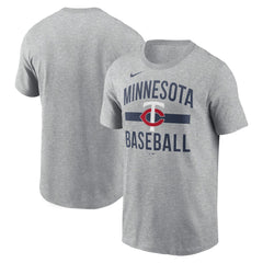 Minnesota Twins Nike  Arched T-Shirt - Heather Gray - Nike on Sale