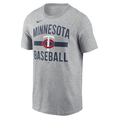 Minnesota Twins Nike  Arched T-Shirt - Heather Gray - Nike on Sale