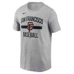 San Francisco Giants Nike Arched T-Shirt - Heather Gray - Nike on Sale