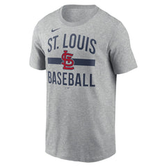 St. Louis Cardinals Nike  Arched T-Shirt - Heather Gray - Nike Online