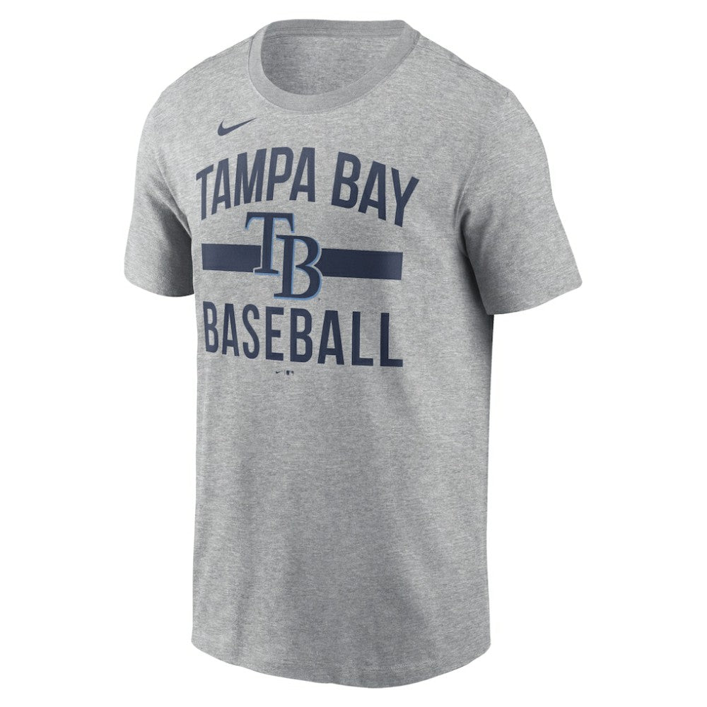 Tampa Bay Rays Nike  Arched T-Shirt - Heather Gray - Nike on Sale