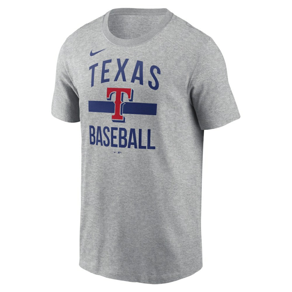 Texas Rangers Nike  Arched T-Shirt - Heather Gray - Nike Online