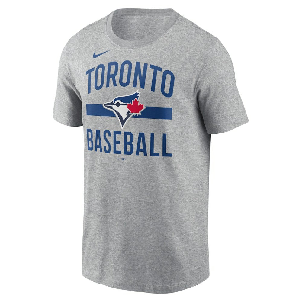 Toronto Blue Jays Nike  Arched T-Shirt - Heather Charcoal - Nike Sale