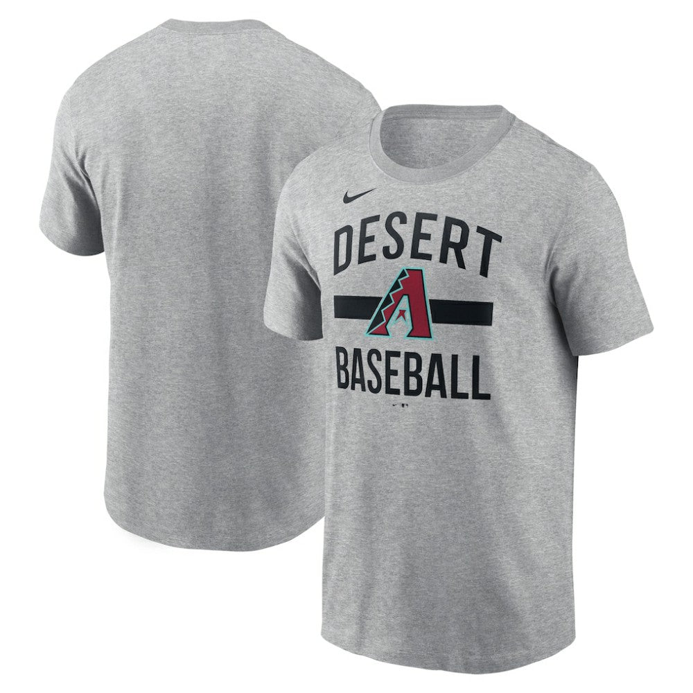 Arizona Diamondbacks Nike  Arched T-Shirt - Heather Gray - Nike Online