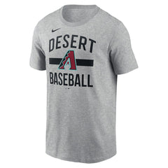 Arizona Diamondbacks Nike  Arched T-Shirt - Heather Gray - Nike Online