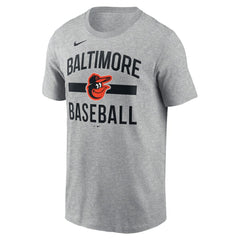 Baltimore Orioles Nike  Arched T-Shirt - Heather Gray - Nike Sale