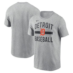Detroit Tigers Nike  Arched T-Shirt - Heather Gray - Nike on Sale