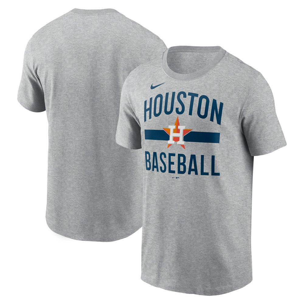 Houston Astros Nike  Arched T-Shirt - Heather Gray - Nike Sale