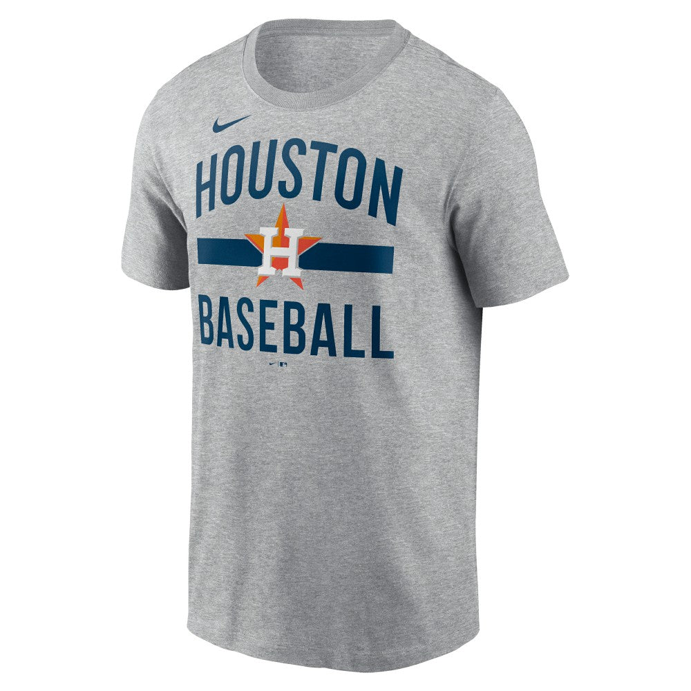 Houston Astros Nike  Arched T-Shirt - Heather Gray - Nike Sale