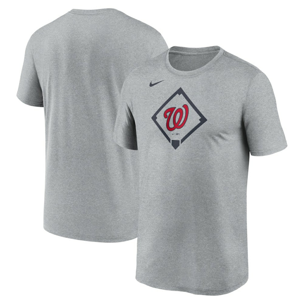Washington Nationals Nike Icon Legend Dri-FIT T-Shirt - Heather Gray - Nike on Sale