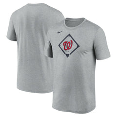 Washington Nationals Nike Icon Legend Dri-FIT T-Shirt - Heather Gray - Nike on Sale