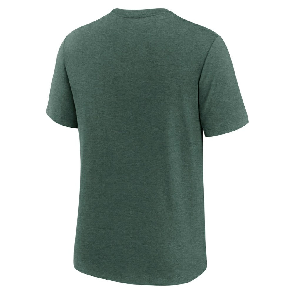 Athletics Nike Logo Tri-Blend T-Shirt - Heather Green - Nike Online