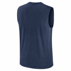 Milwaukee Brewers Nike Knockout Dri-FIT Muscle Tank Top - Navy - Nike Discount