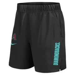 Arizona Diamondbacks Nike Woven Victory Dri-FIT Shorts - Black - Nike on Sale