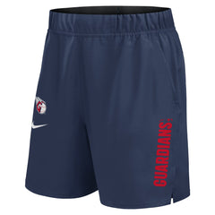 Cleveland Guardians Nike Woven Victory Dri-FIT Shorts - Navy - Nike Lifestyle