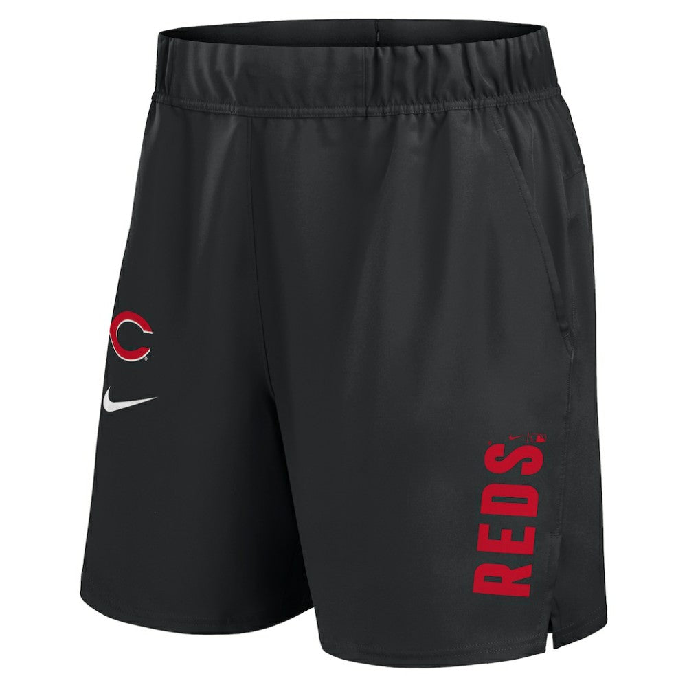 Cincinnati Reds Nike Woven Victory Dri-FIT Shorts - Black - Nike on Sale