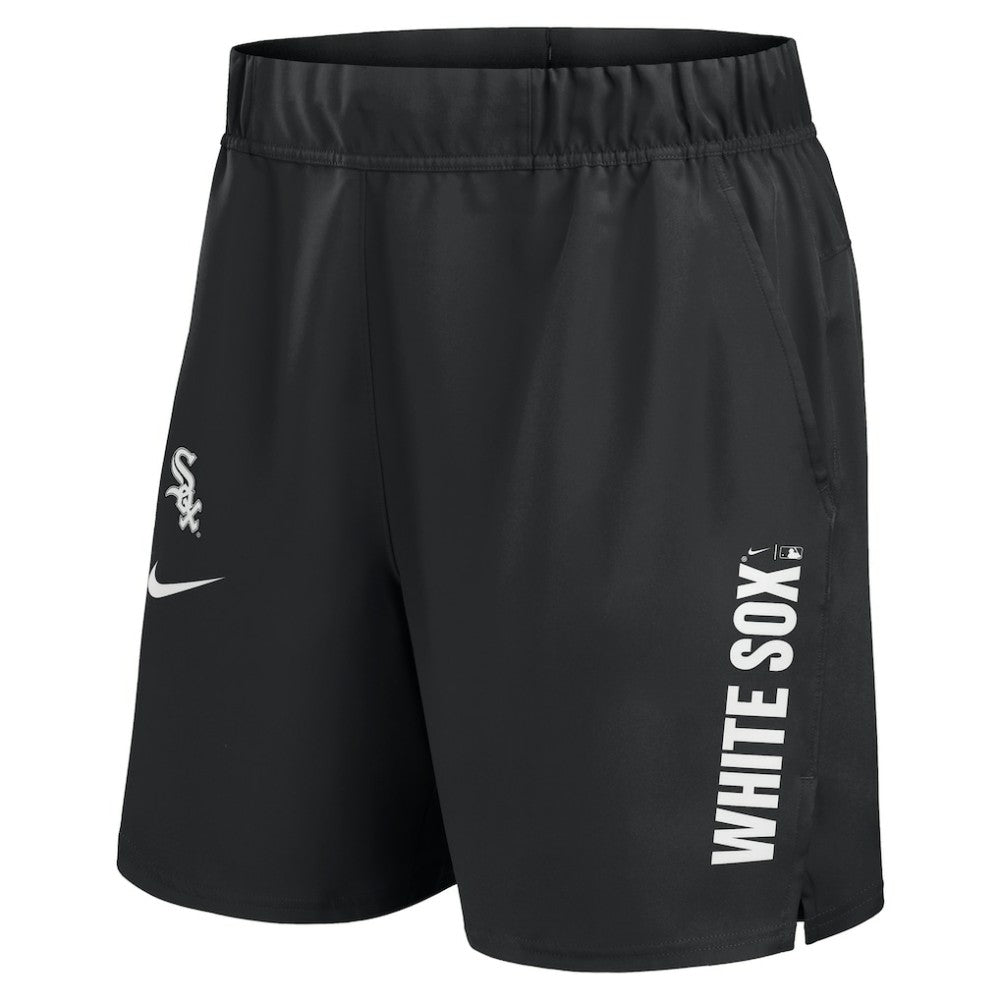 Chicago White Sox Nike Woven Victory Dri-FIT Shorts - Black - Nike Discount
