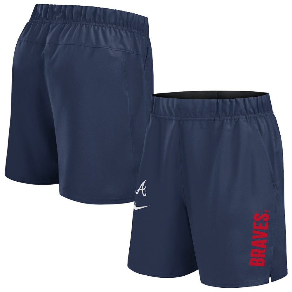 Atlanta Braves Nike Woven Victory Dri-FIT Shorts - Navy - Nike Sale