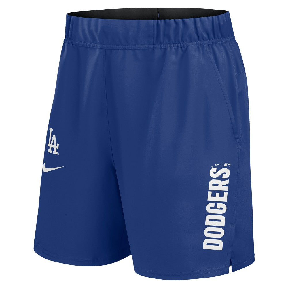 Los Angeles Dodgers Nike Woven Victory Dri-FIT Shorts - Royal - Nike Discount