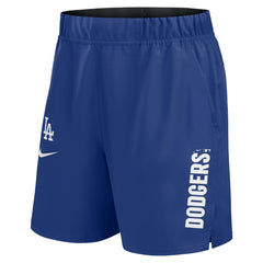 Los Angeles Dodgers Nike Woven Victory Dri-FIT Shorts - Royal - Nike Discount
