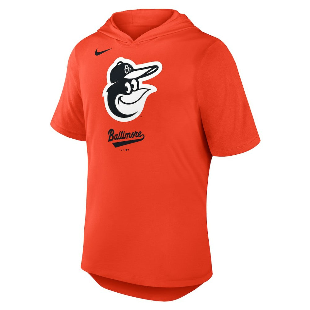 Baltimore Orioles Nike Tri-Blend Hoodie T-Shirt - Orange - Nike Sale