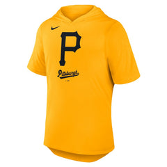 Pittsburgh Pirates Nike Tri-Blend Hoodie T-Shirt - Gold - Nike Online