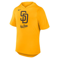 San Diego Padres Nike Tri-Blend Hoodie T-Shirt - Gold - Nike on Sale