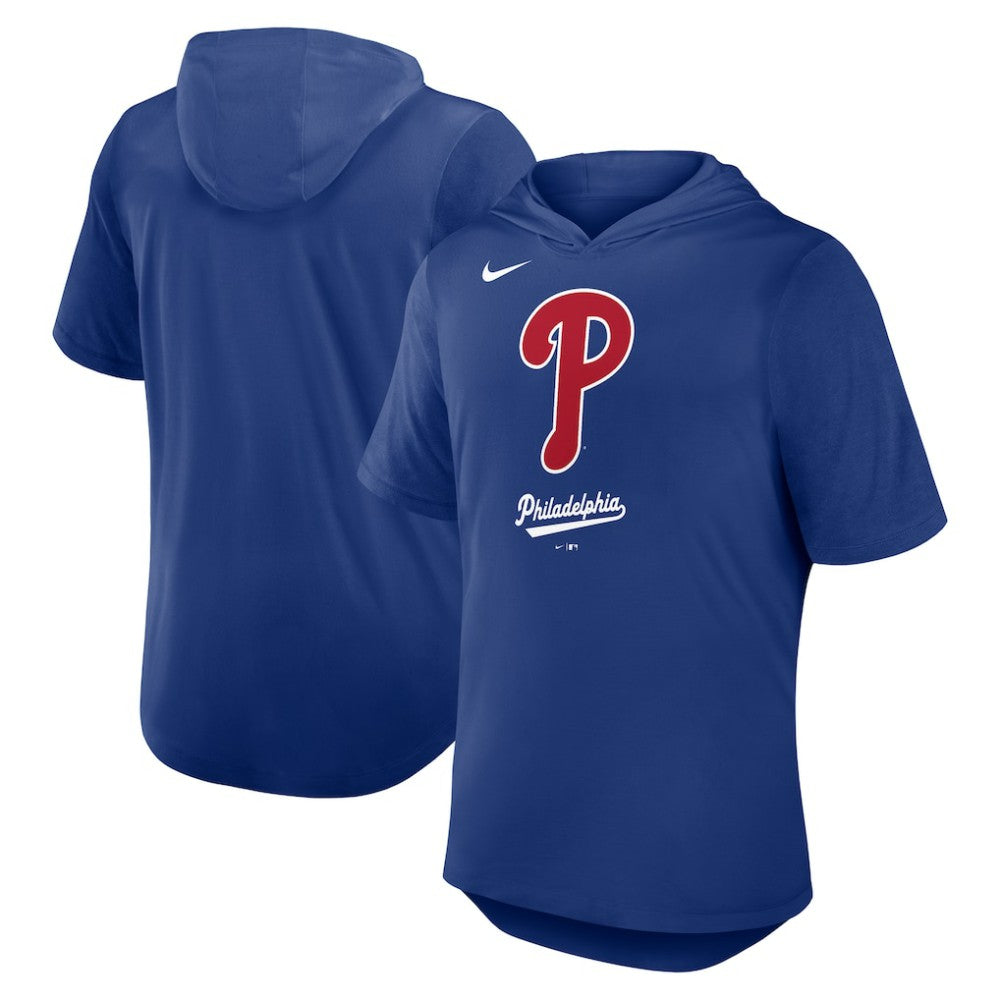 Philadelphia Phillies Nike Tri-Blend Hoodie T-Shirt - Royal - Nike Sale