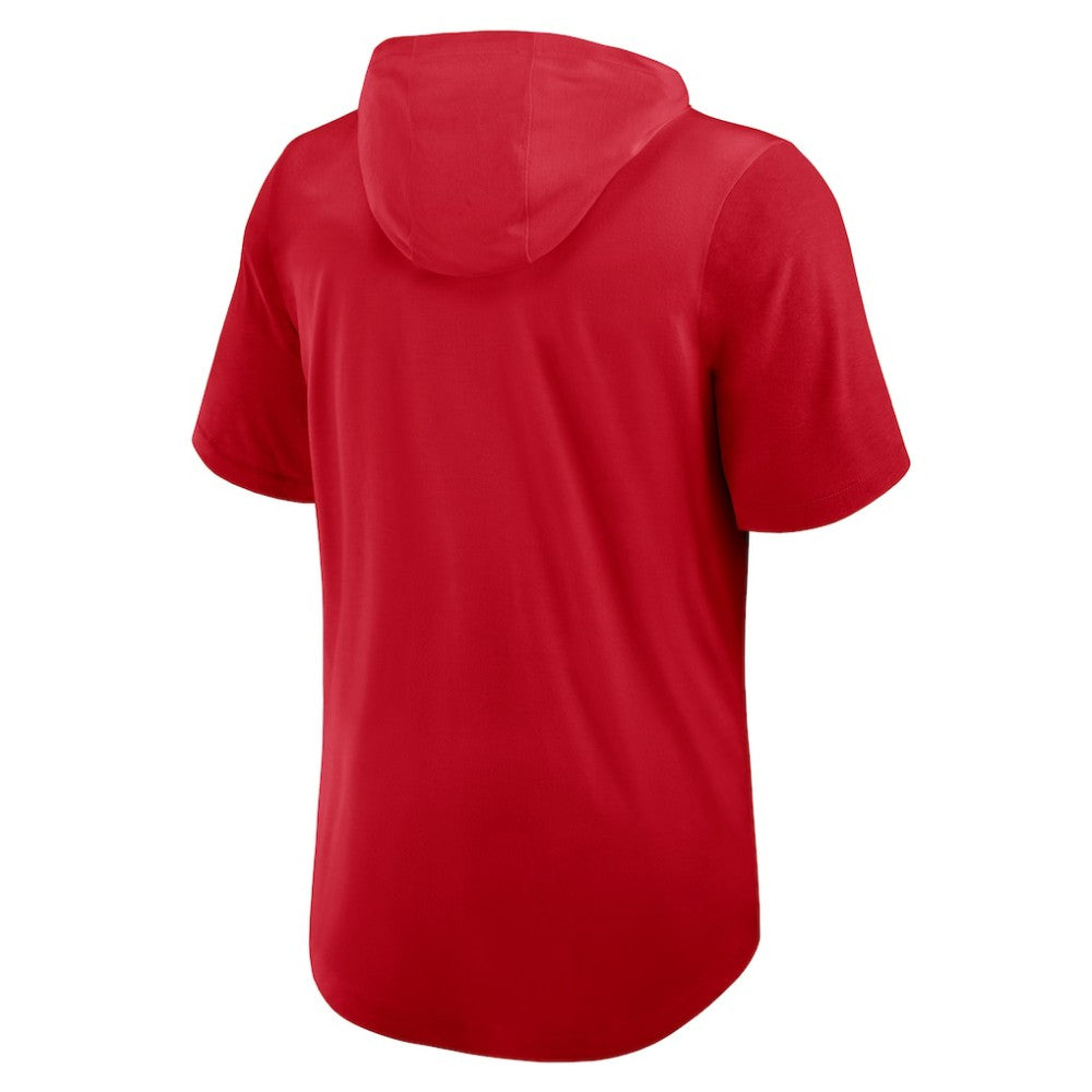 Texas Rangers Nike Tri-Blend Hoodie T-Shirt - Red - Nike Online