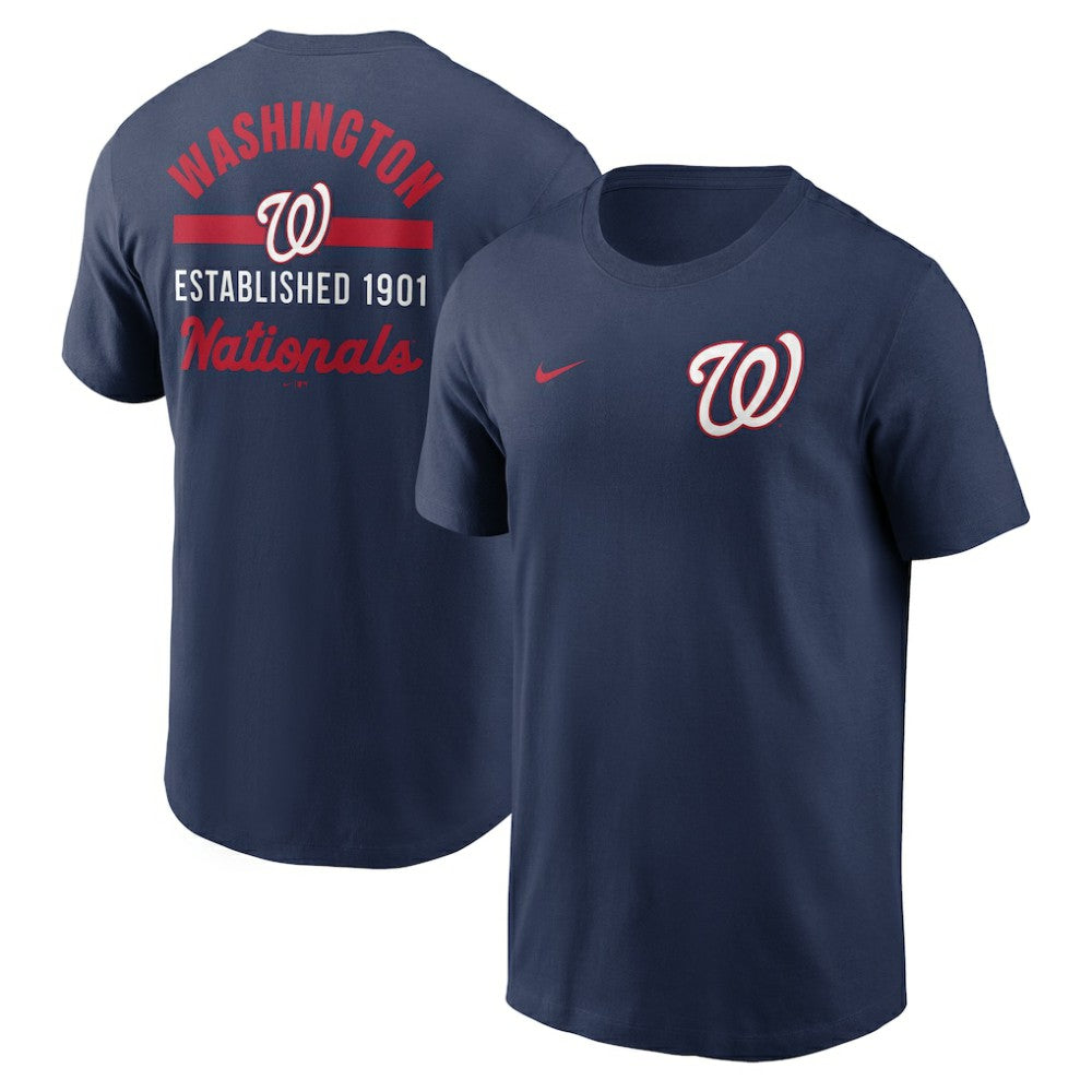 Washington Nationals Nike 2-Hit T-Shirt - Navy - Nike Discount