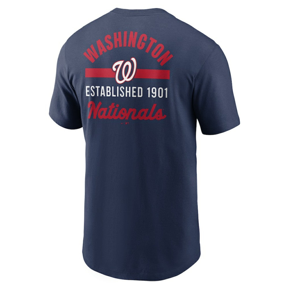 Washington Nationals Nike 2-Hit T-Shirt - Navy - Nike Discount