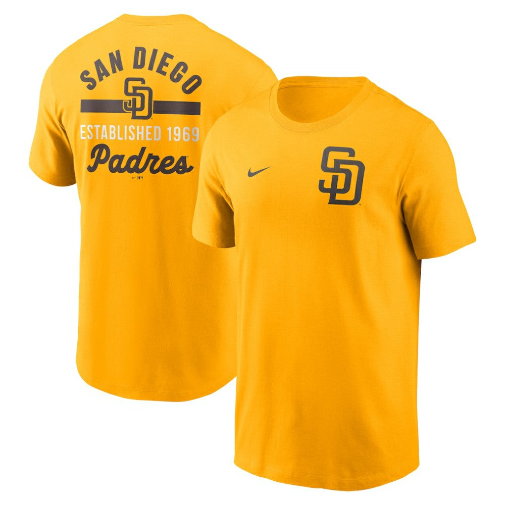 San Diego Padres Nike 2-Hit T-Shirt - Gold - Nike Lifestyle