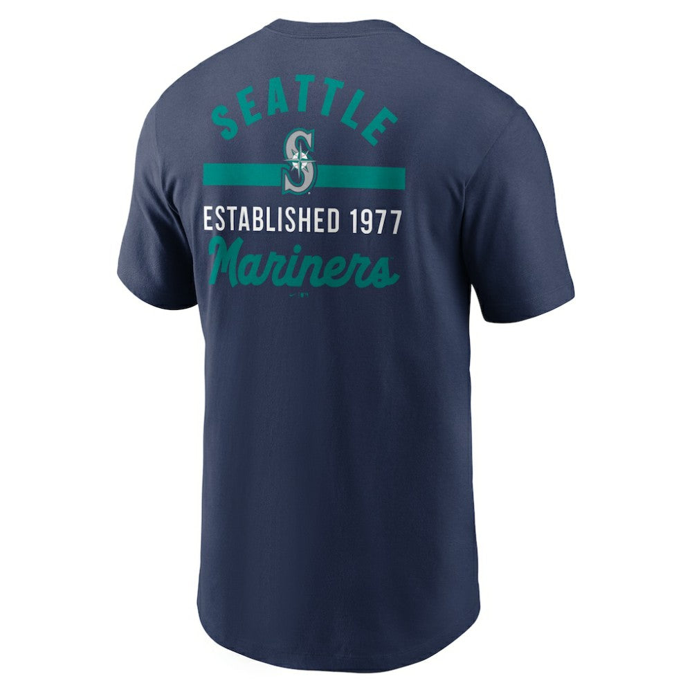 Seattle Mariners Nike 2-Hit T-Shirt - Navy - Nike on Sale