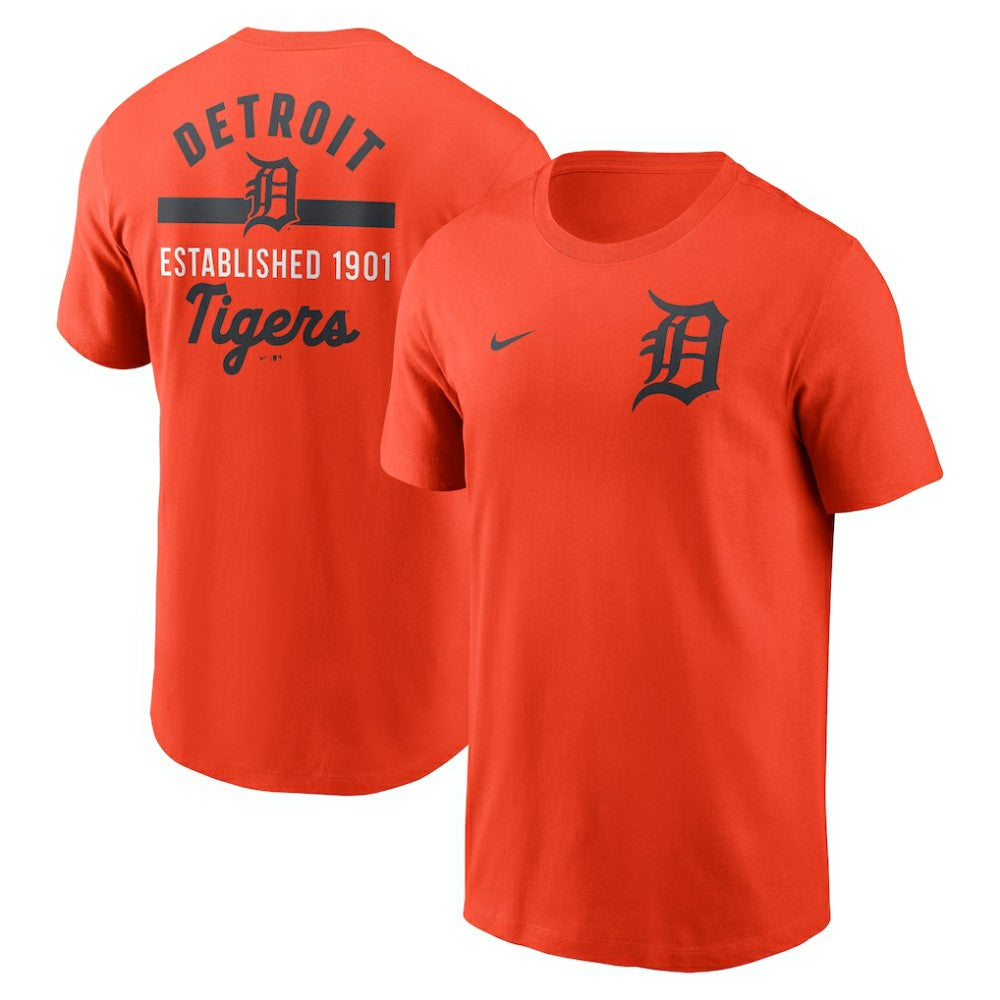 Detroit Tigers Nike 2-Hit T-Shirt - Orange - Nike Lifestyle