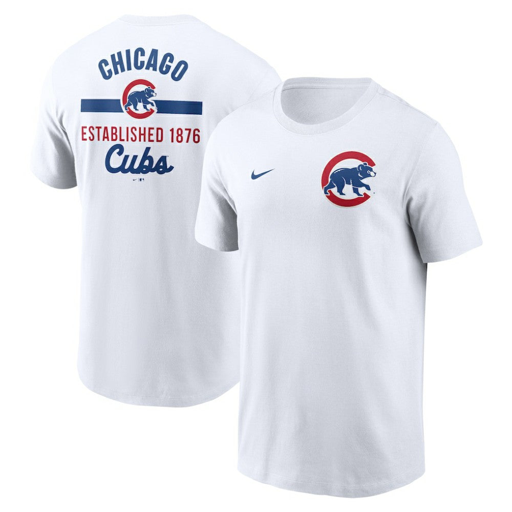 Chicago Cubs Nike 2-Hit T-Shirt - White - Nike Discount