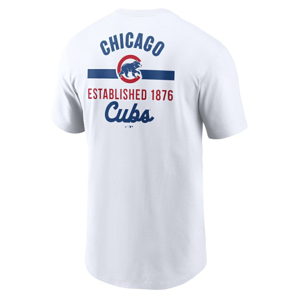 Chicago Cubs Nike 2-Hit T-Shirt - White - Nike Discount