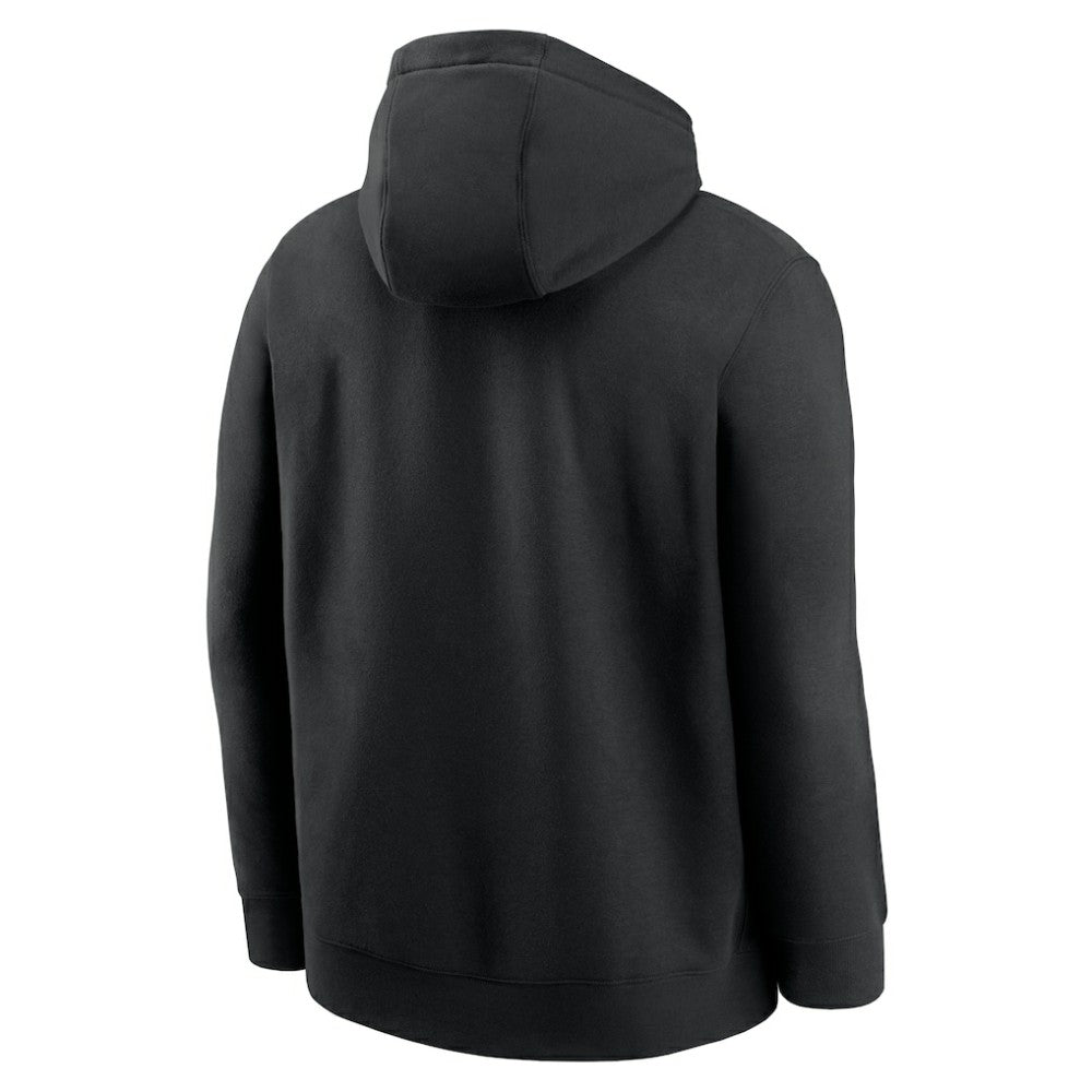 San Francisco Giants Nike Logo Club Fleece Hoodie - Black - Nike Online