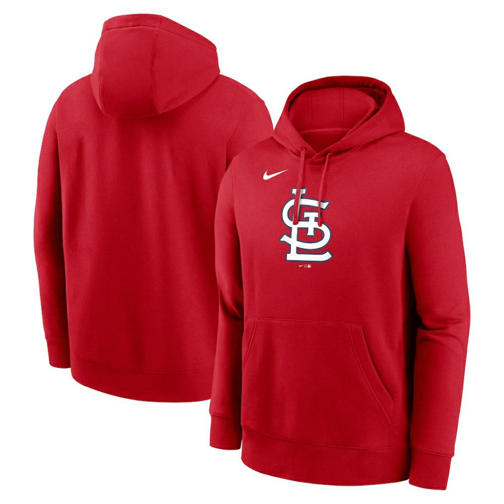 St. Louis Cardinals Nike Logo Club Fleece Hoodie - Red - Nike Sale